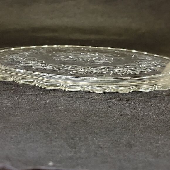 Vintage Apple Blossom Sovereign House Footed Cake Plate 11.5” Serving Plate - Picture 3 of 4